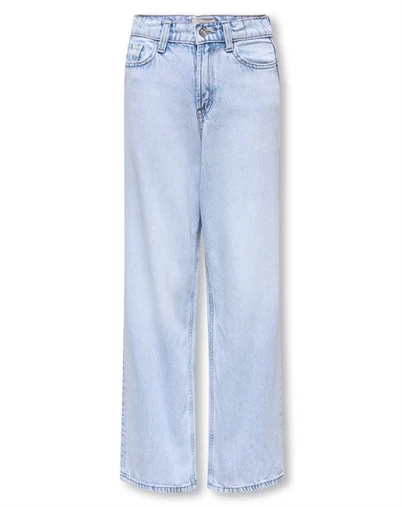 Kids Only - KOGSilky Soft Wide Denim Jeans - Light Blue Denim